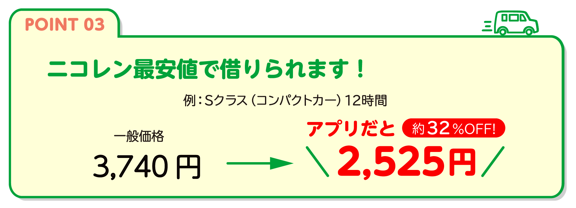 ニコレン最安値で借りられます!