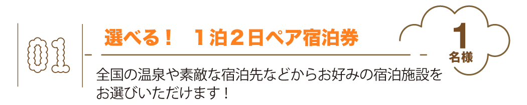 宿泊旅行券